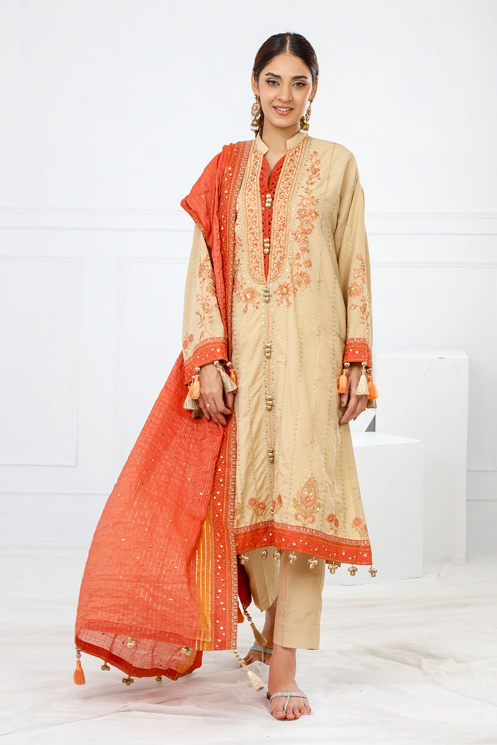 Gul Ahmed | Festive Eid 25 | FE-52002 - Official Gul Ahmed stockist in UK - Sakeena London