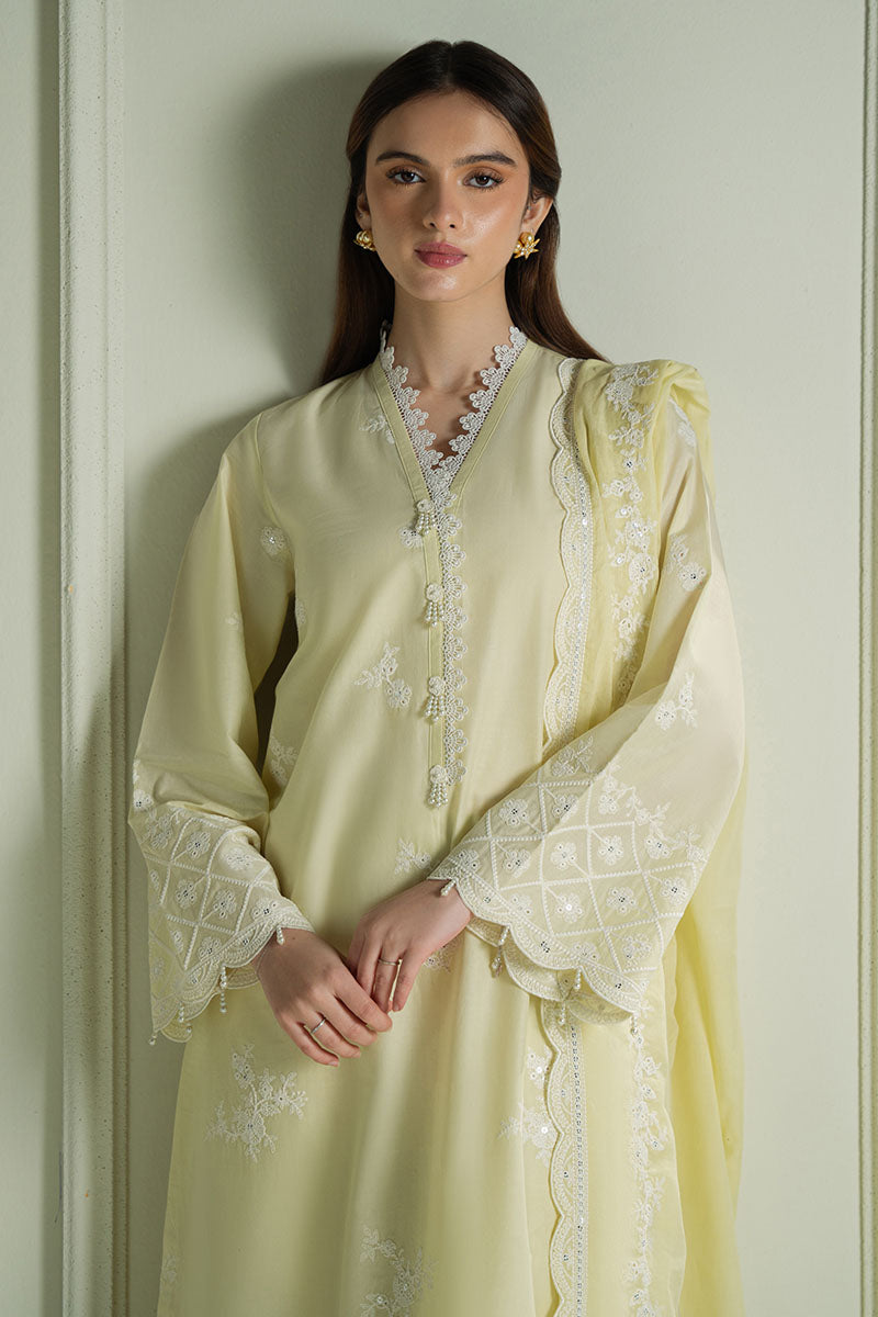 Mahnur | Twilight Luxury Lawn 25 | MISTY HAZE - Official Cross Stitch stockist in UK - Sakeena London