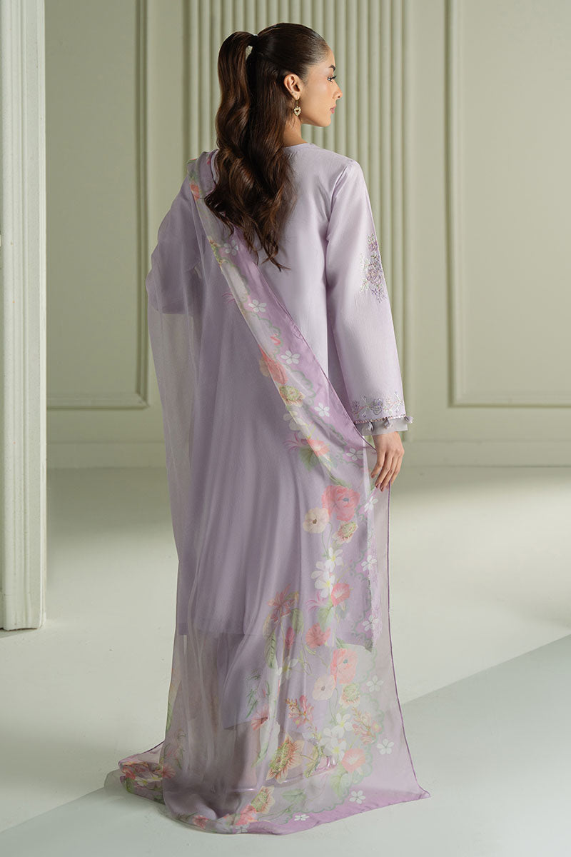 Mahnur | Twilight Luxury Lawn 25 | VIOLET VEIL - Official Cross Stitch stockist in UK - Sakeena London
