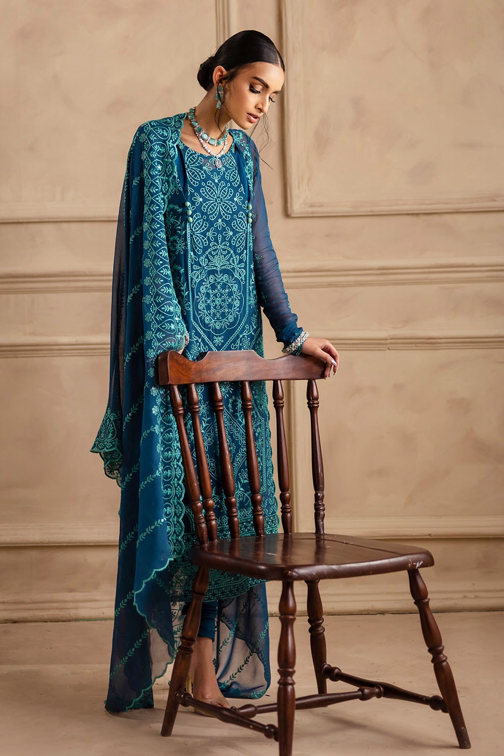 Gul Ahmed | Festive Eid 25 | LE-52004 - Official Gul Ahmed stockist in UK - Sakeena London