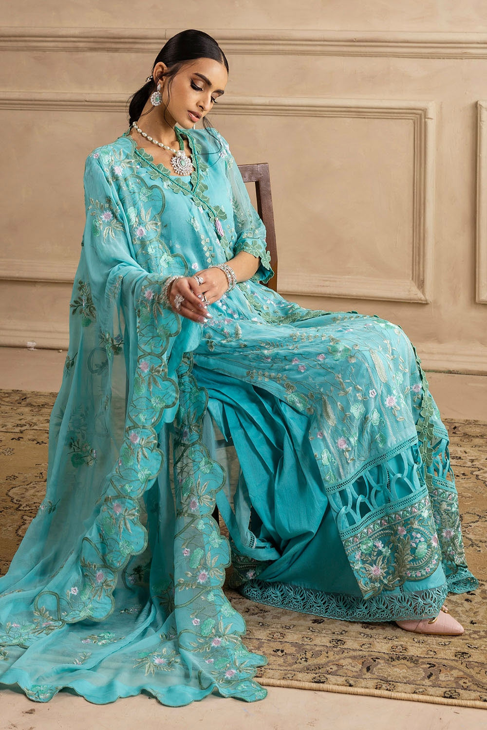 Gul Ahmed | Festive Eid 25 | LE-52005 - Official Gul Ahmed stockist in UK - Sakeena London