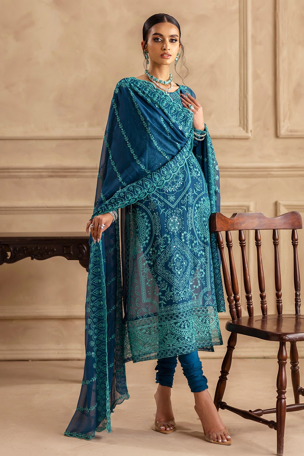 Gul Ahmed | Festive Eid 25 | LE-52004 - Official Gul Ahmed stockist in UK - Sakeena London