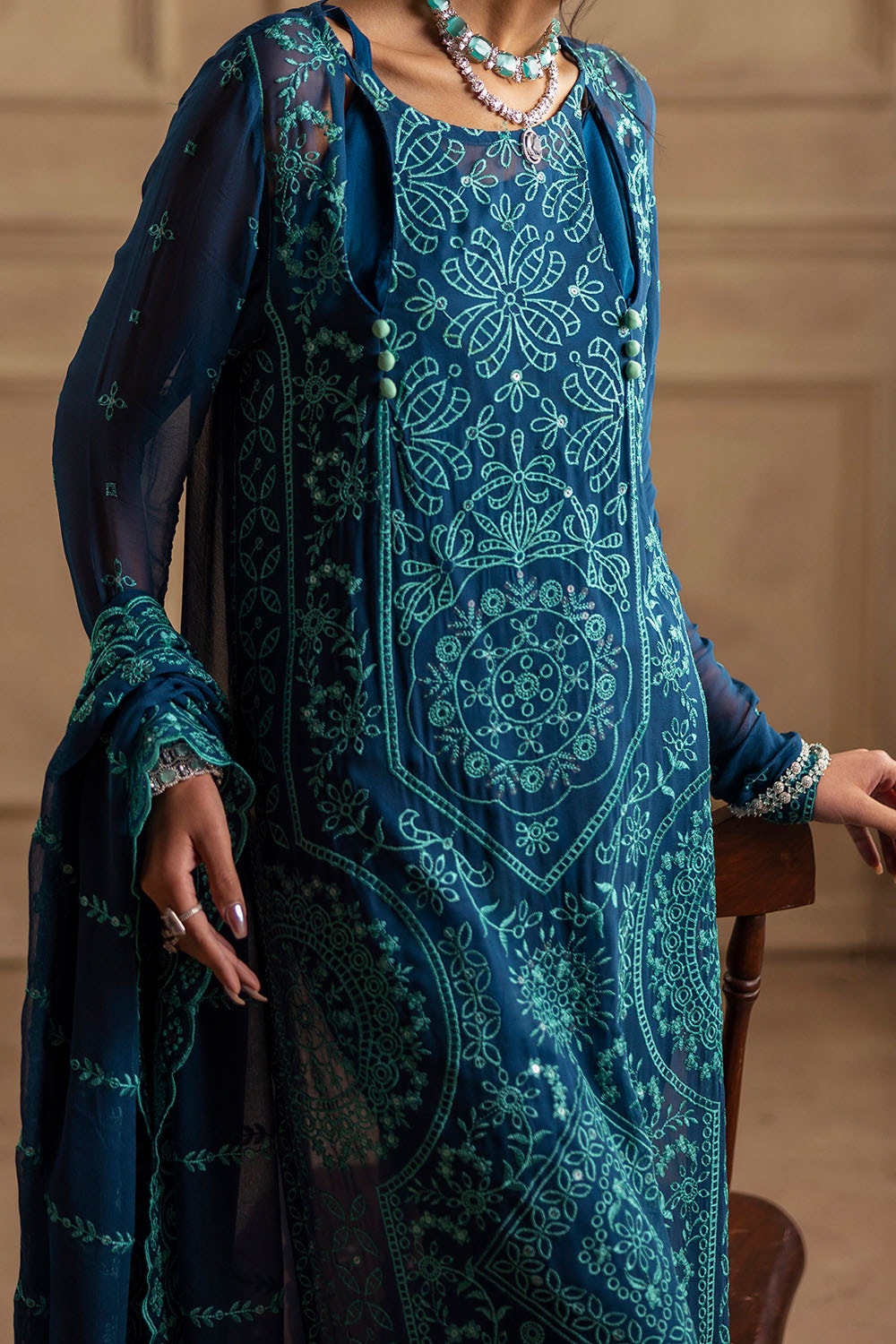 Gul Ahmed | Festive Eid 25 | LE-52004 - Official Gul Ahmed stockist in UK - Sakeena London