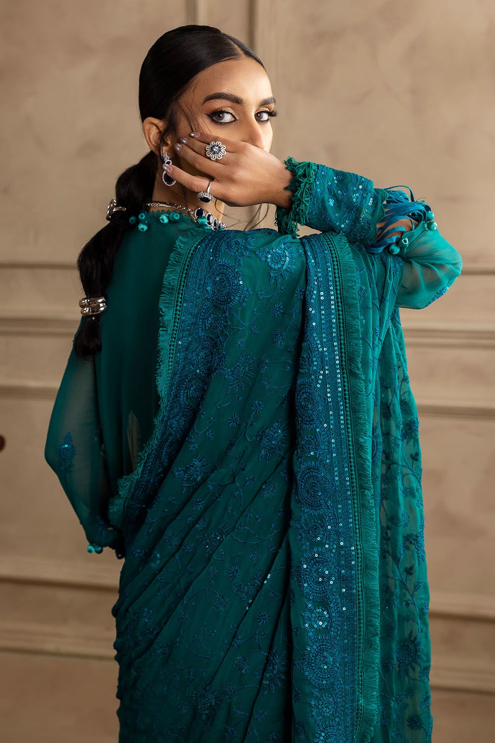 Gul Ahmed | Festive Eid 25 | LE-52017 - Official Gul Ahmed stockist in UK - Sakeena London