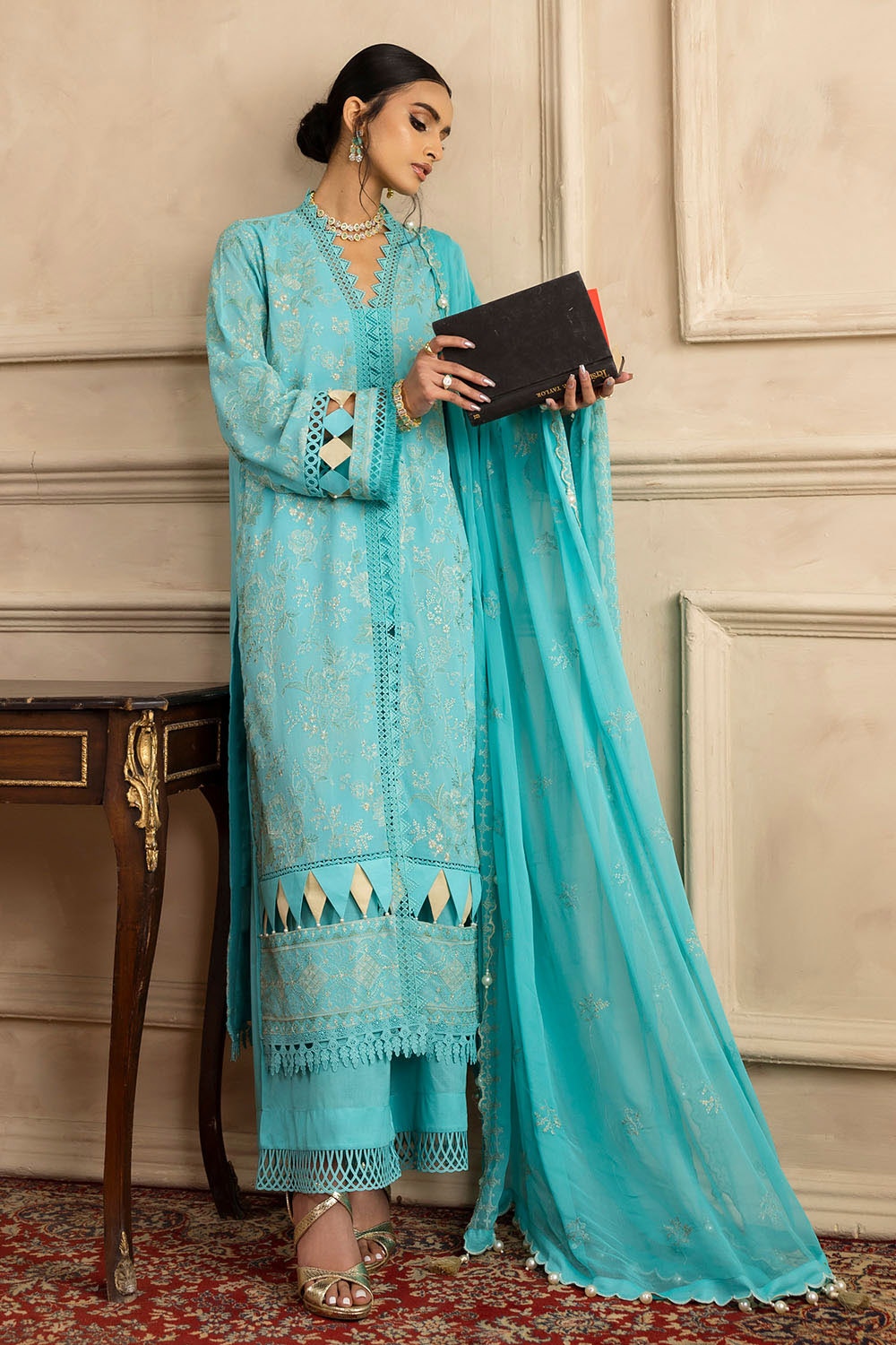 Gul Ahmed | Festive Eid 25 | LSV-52005 - Official Gul Ahmed stockist in UK - Sakeena London