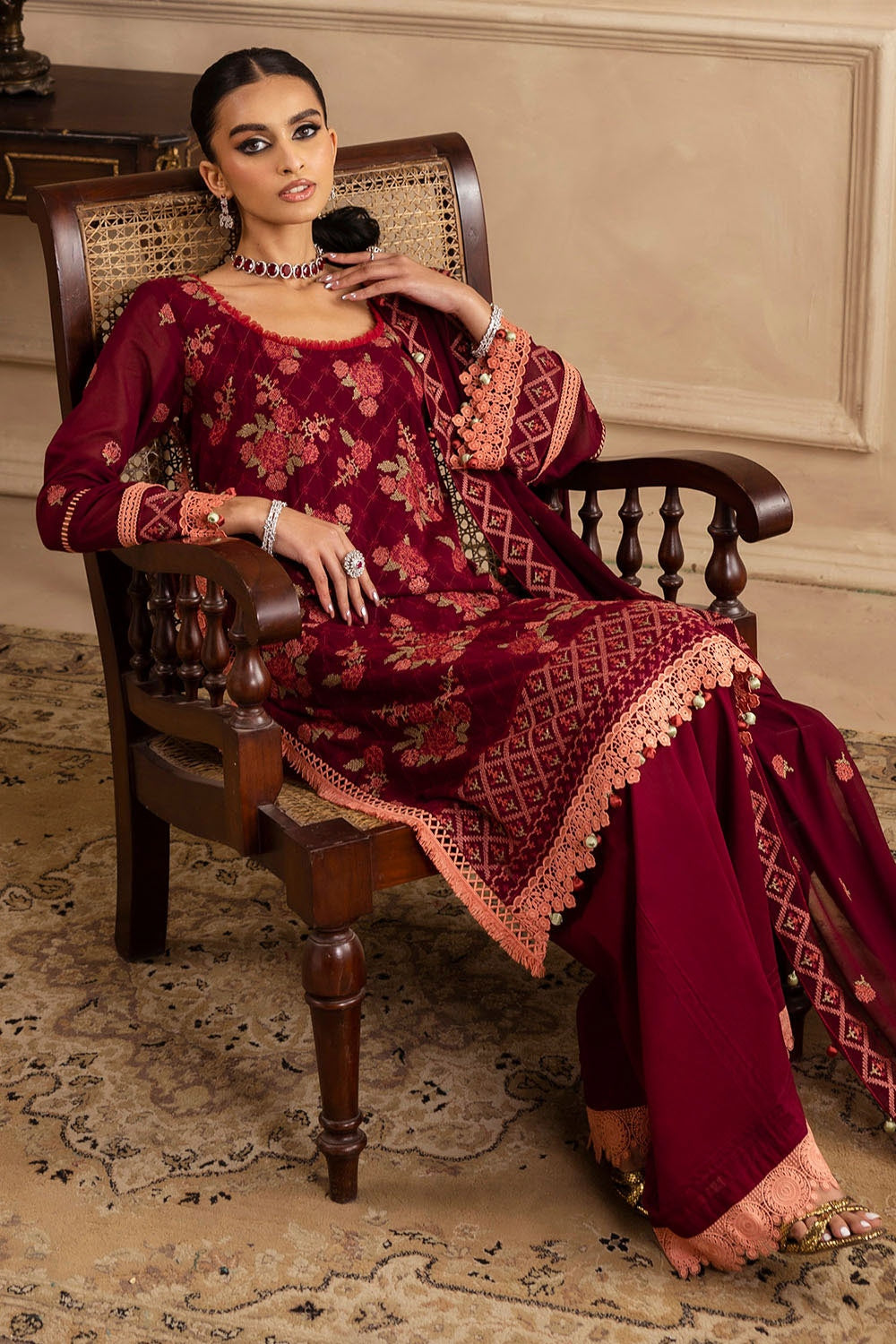 Gul Ahmed | Festive Eid 25 | LSV-52022 - Official Gul Ahmed stockist in UK - Sakeena London