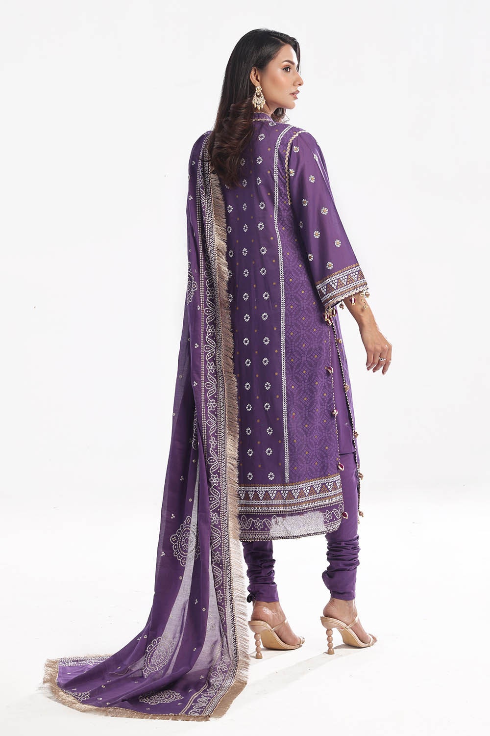 Gul Ahmed | Chunri Lawn 25 | CL-52169 - Official Gul Ahmed stockist in UK - Sakeena London