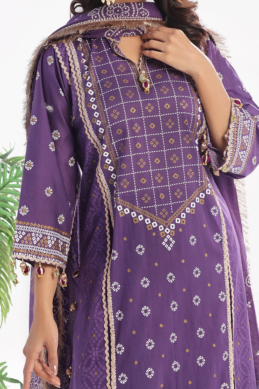 Gul Ahmed | Chunri Lawn 25 | CL-52169 - Official Gul Ahmed stockist in UK - Sakeena London