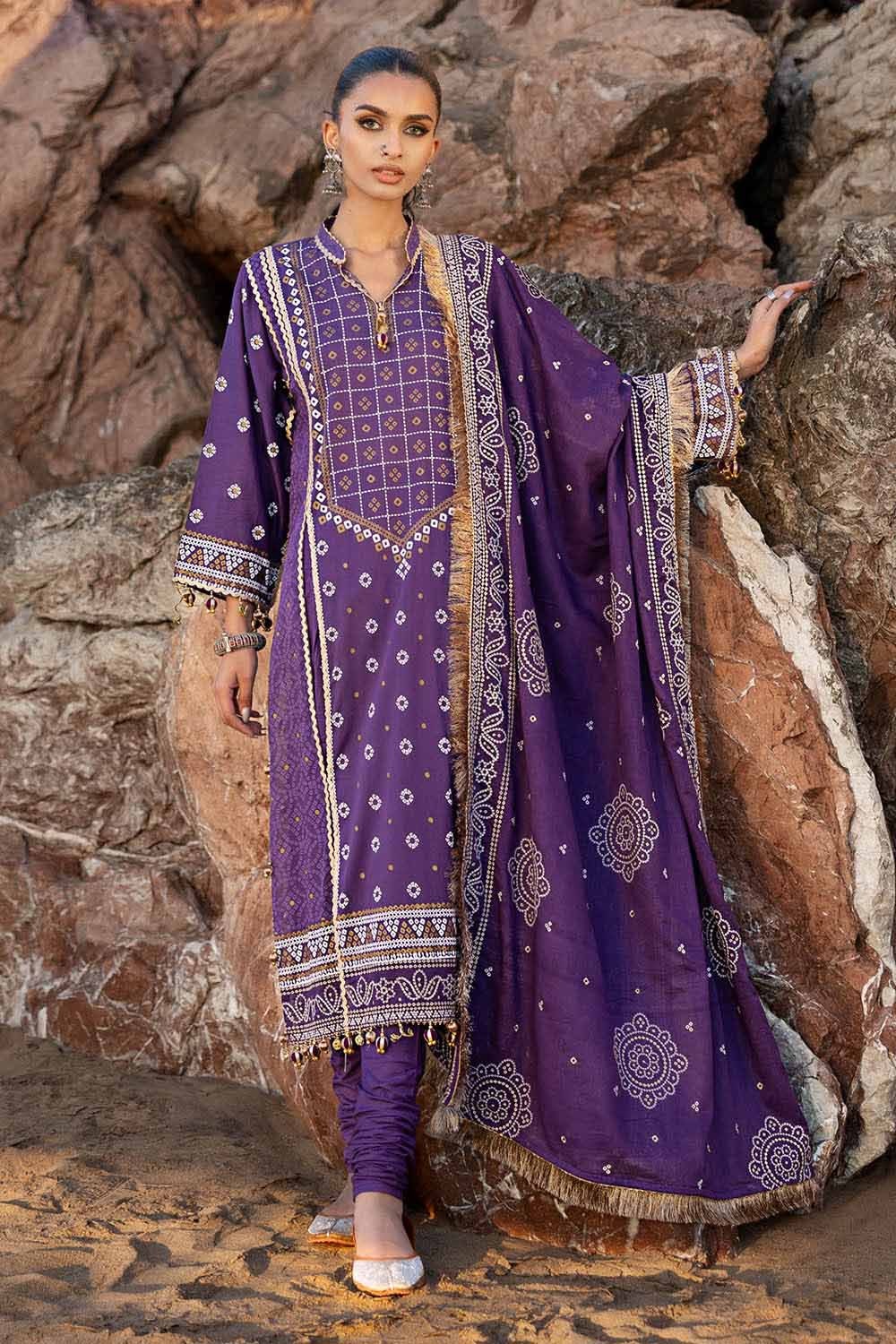 Gul Ahmed | Chunri Lawn 25 | CL-52169 - Official Gul Ahmed stockist in UK - Sakeena London