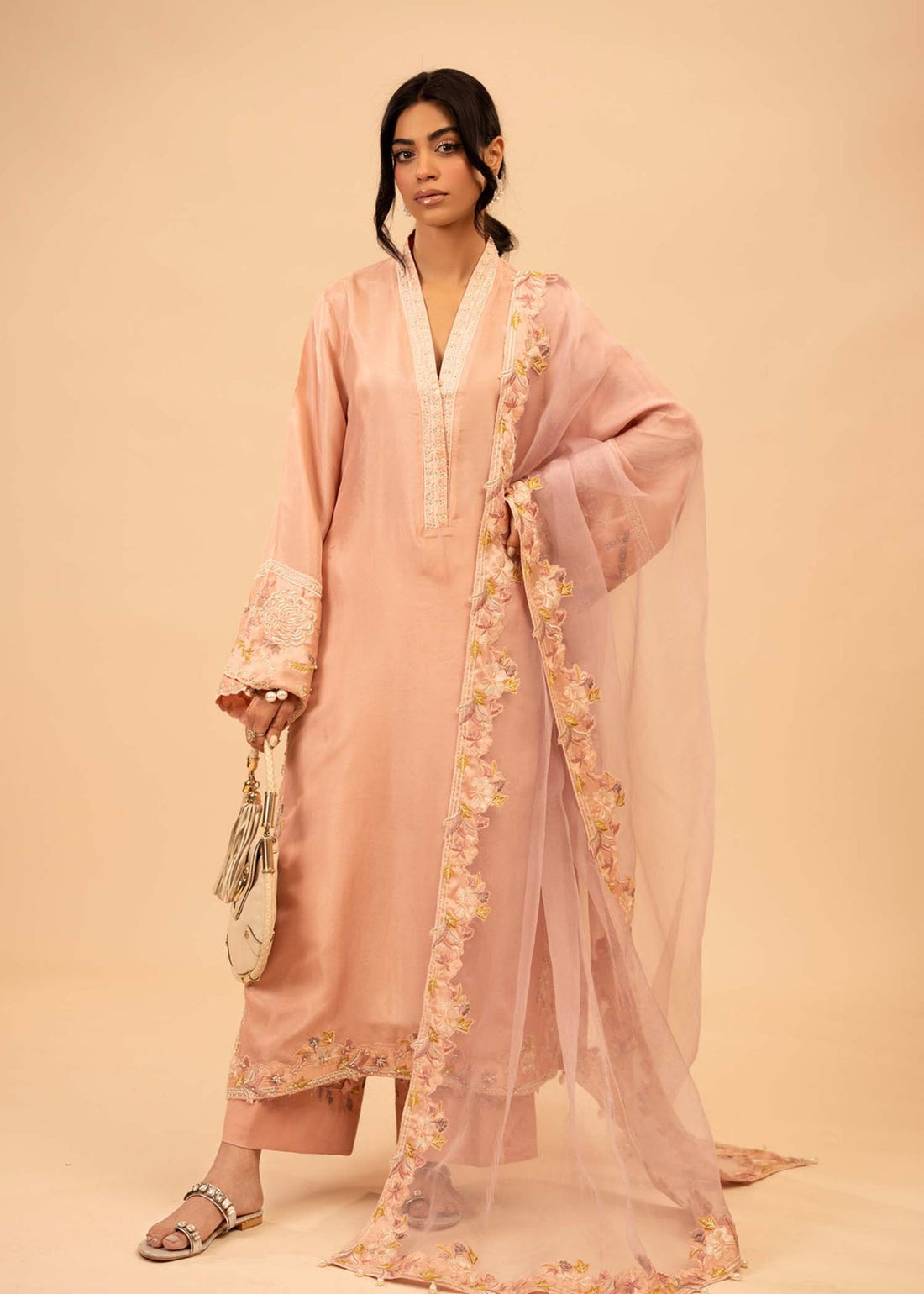 Mahgul | Emerald Hill Formals | Misty Pink - Official Mahgul stockist in UK - Sakeena London