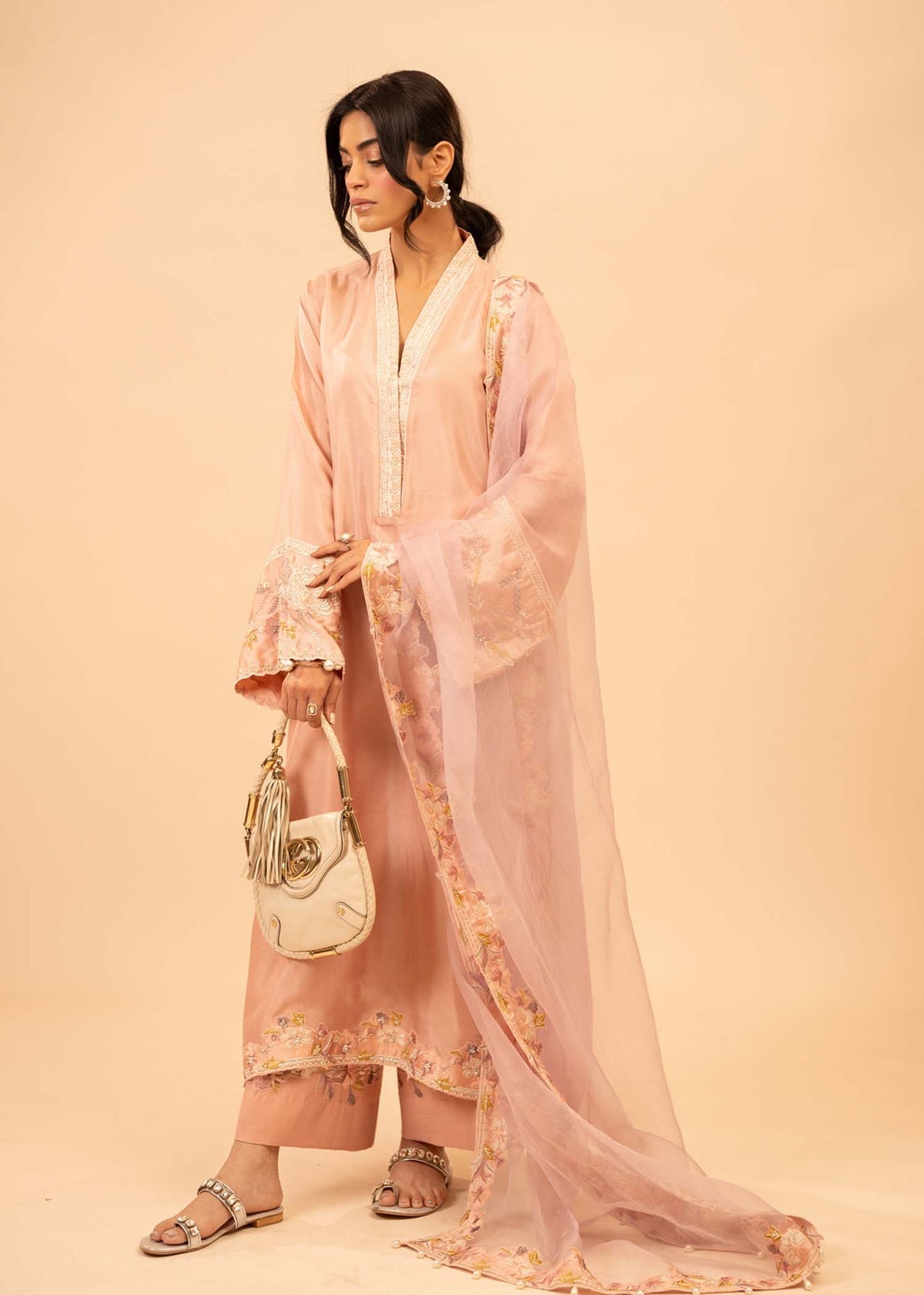 Mahgul | Emerald Hill Formals | Misty Pink - Official Mahgul stockist in UK - Sakeena London