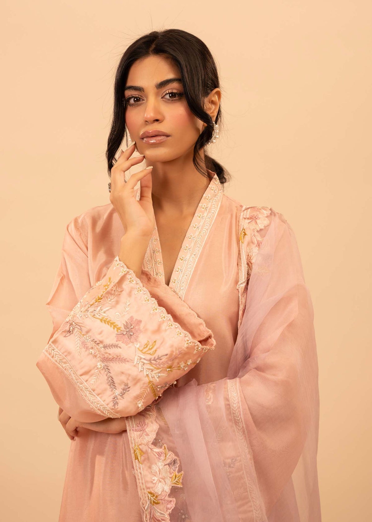 Mahgul | Emerald Hill Formals | Misty Pink - Official Mahgul stockist in UK - Sakeena London