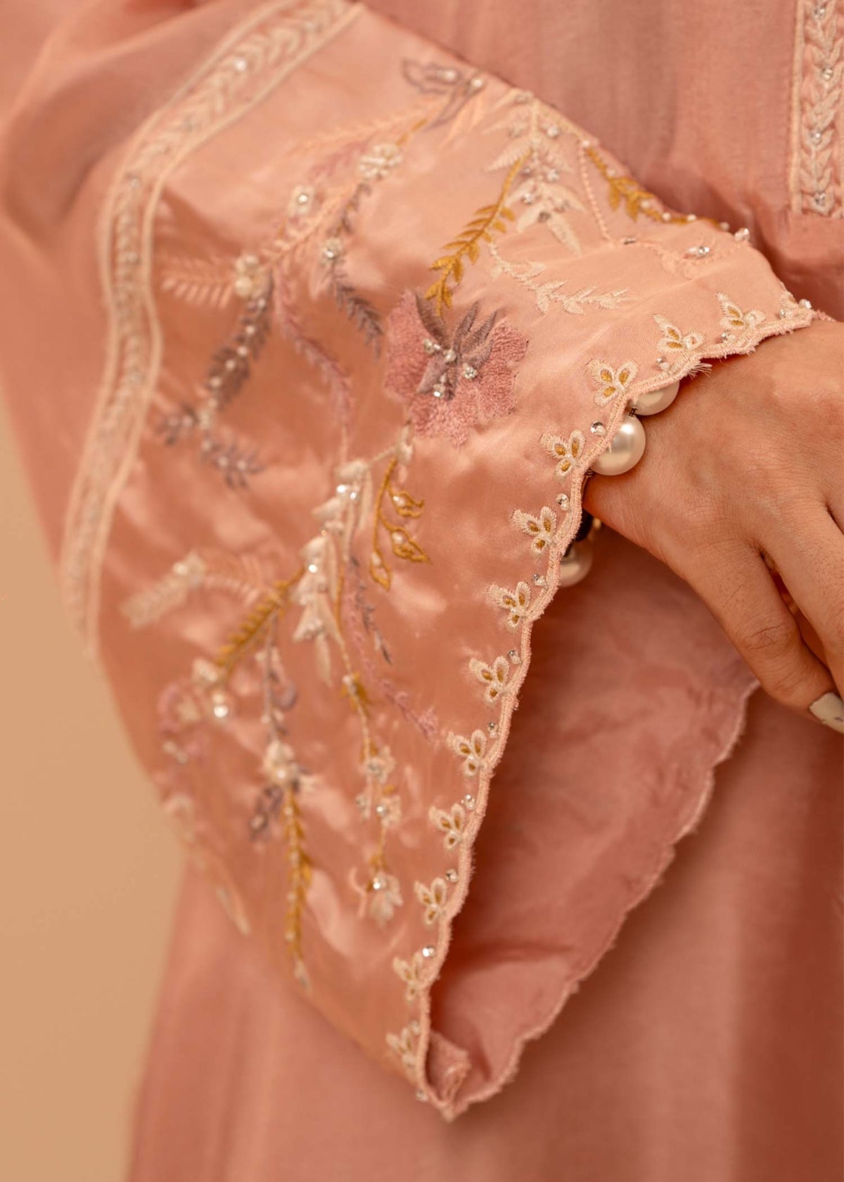 Mahgul | Emerald Hill Formals | Misty Pink - Official Mahgul stockist in UK - Sakeena London