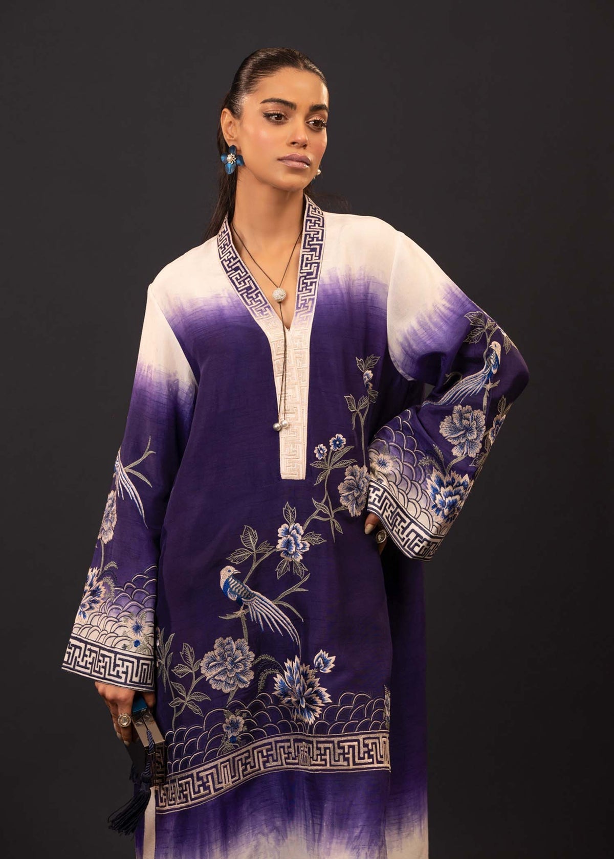 Mahgul | Emerald Hill Formals | Floral Ink - Official Mahgul stockist in UK - Sakeena London