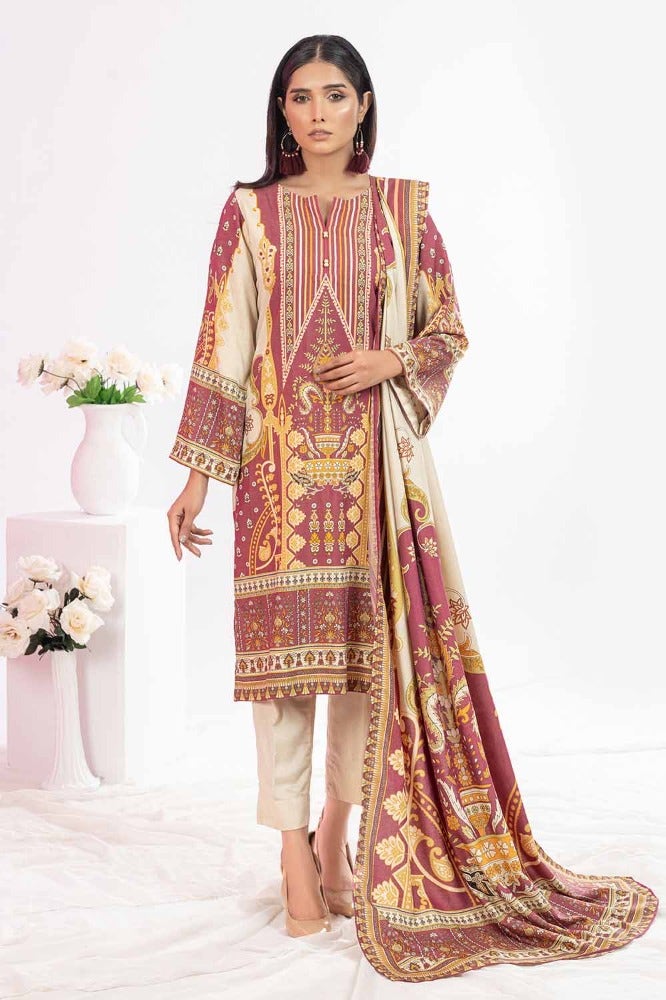 Gul Ahmed | Winter Collection 24 | Suit WNS-32295 B - Official Gul Ahmed stockist in UK - Sakeena London
