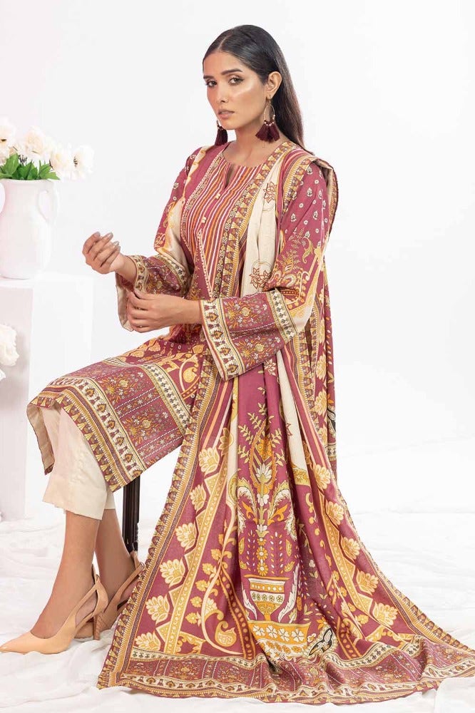 Gul Ahmed | Winter Collection 24 | Suit WNS-32295 B - Official Gul Ahmed stockist in UK - Sakeena London
