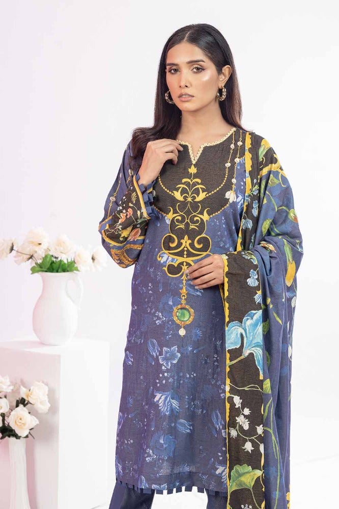 Gul Ahmed | Winter Collection 24 | Suit WNS-32269 A - Official Gul Ahmed stockist in UK - Sakeena London