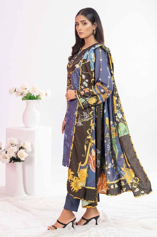 Gul Ahmed | Winter Collection 24 | Suit WNS-32269 A - Official Gul Ahmed stockist in UK - Sakeena London