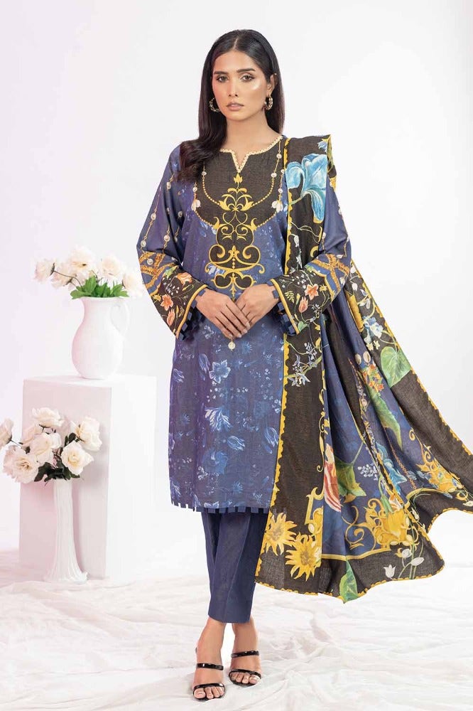 Gul Ahmed | Winter Collection 24 | Suit WNS-32269 A - Official Gul Ahmed stockist in UK - Sakeena London