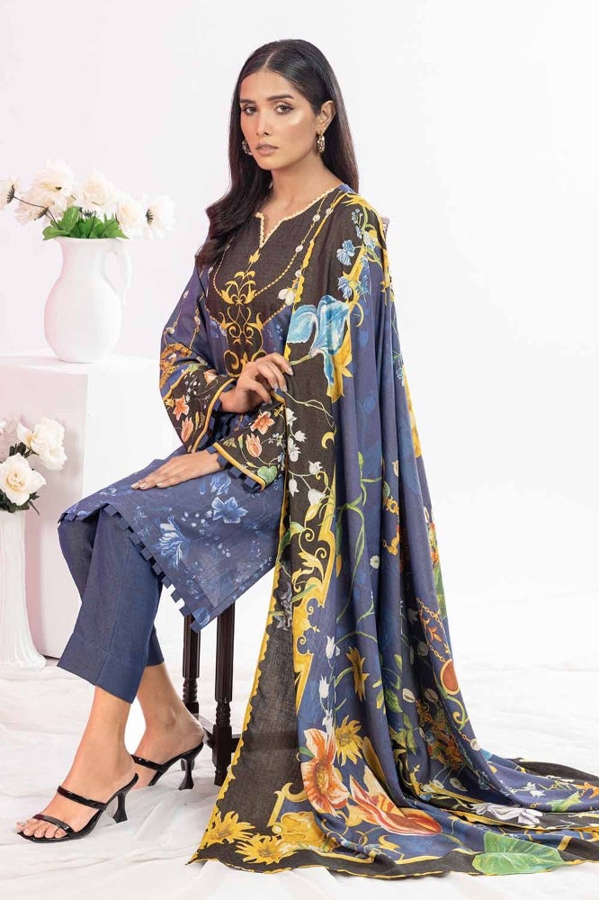 Gul Ahmed | Winter Collection 24 | Suit WNS-32269 A - Official Gul Ahmed stockist in UK - Sakeena London