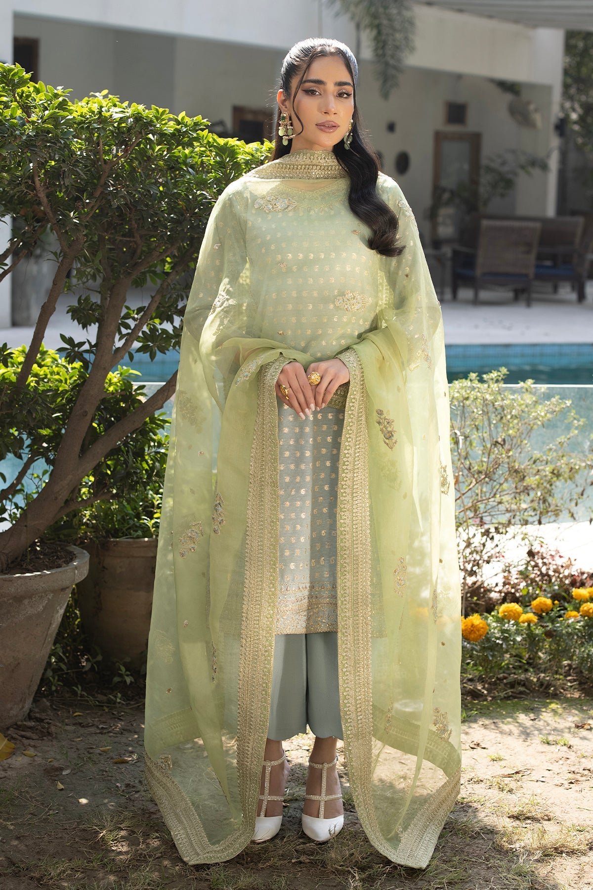 Erum Khan | Shahzeen Eid Collection | DOVE - Official Erum Khan stockist in UK - Sakeena London
