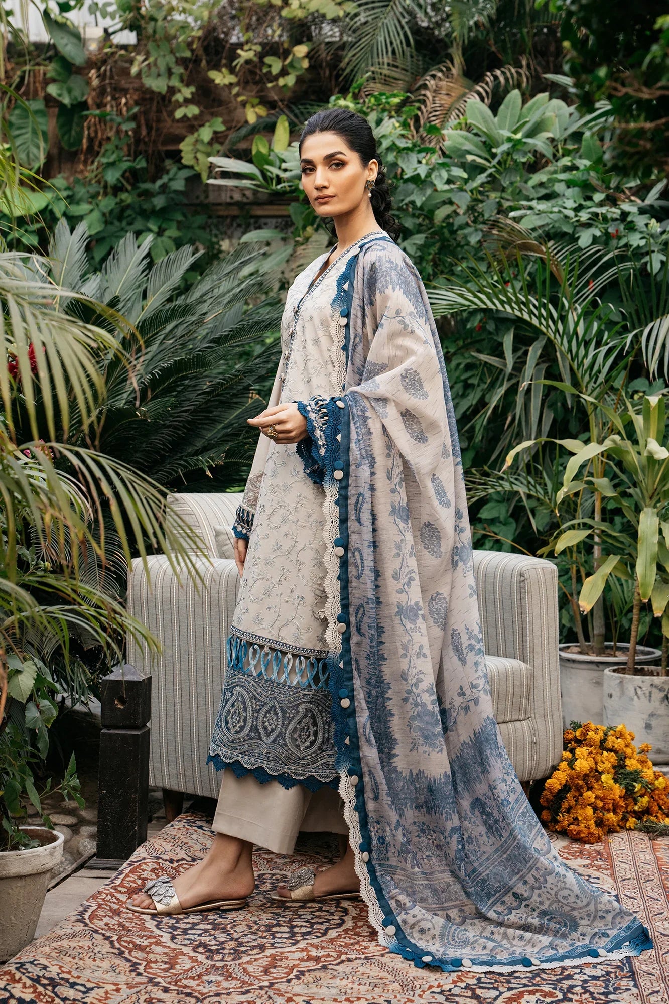 Ethnic | Rozana Collection SS 24 | E0408/203/004 - Official Ethnic stockist in UK - Sakeena London