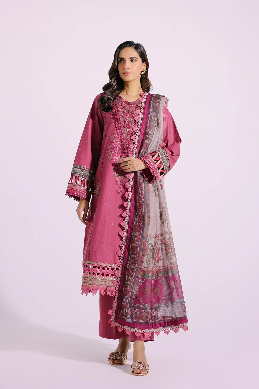 Ethnic | Rozana Collection SS 24 | E0409/203/409 - Official Ethnic stockist in UK - Sakeena London
