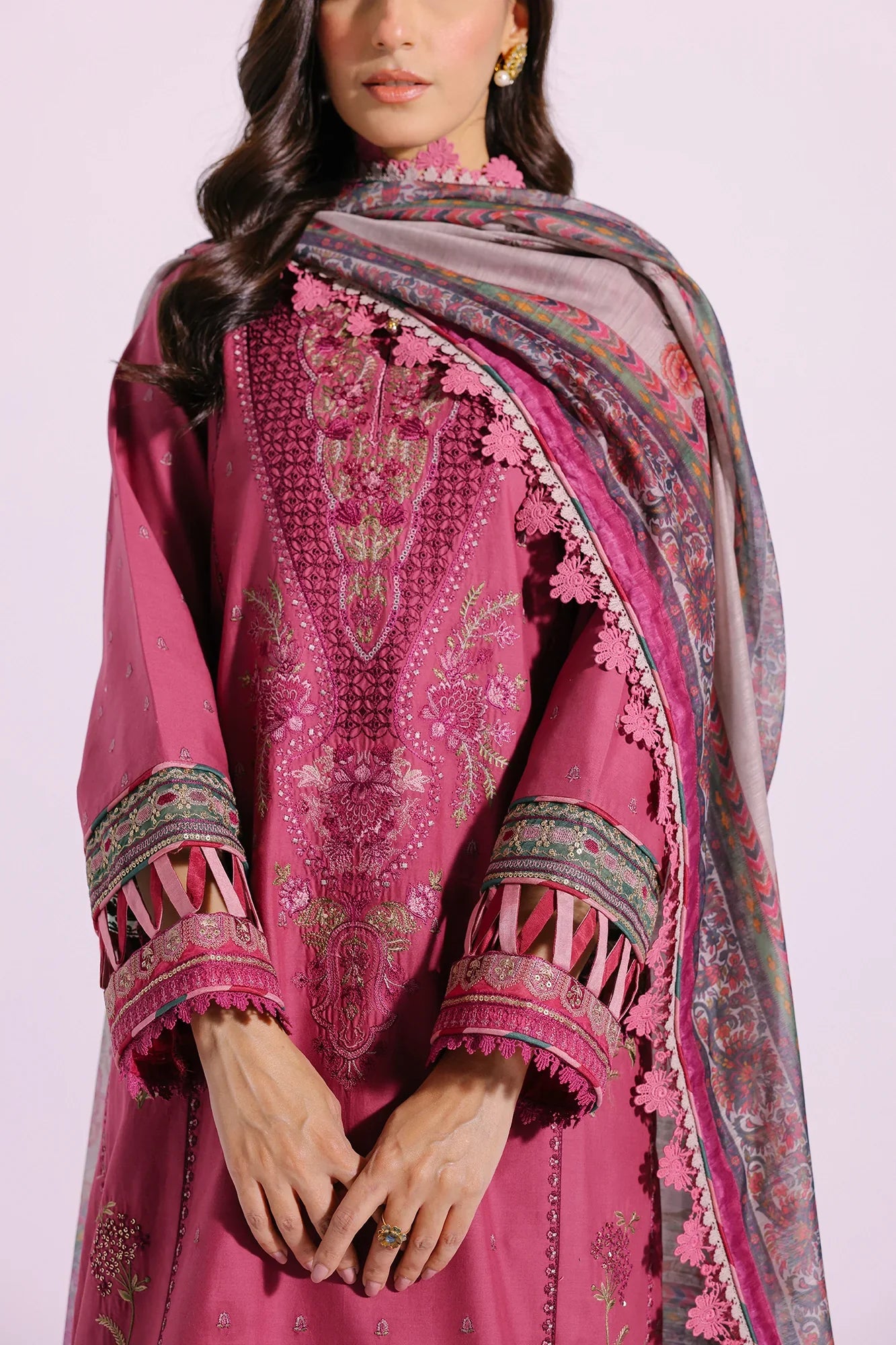 Ethnic | Rozana Collection SS 24 | E0409/203/409 - Official Ethnic stockist in UK - Sakeena London