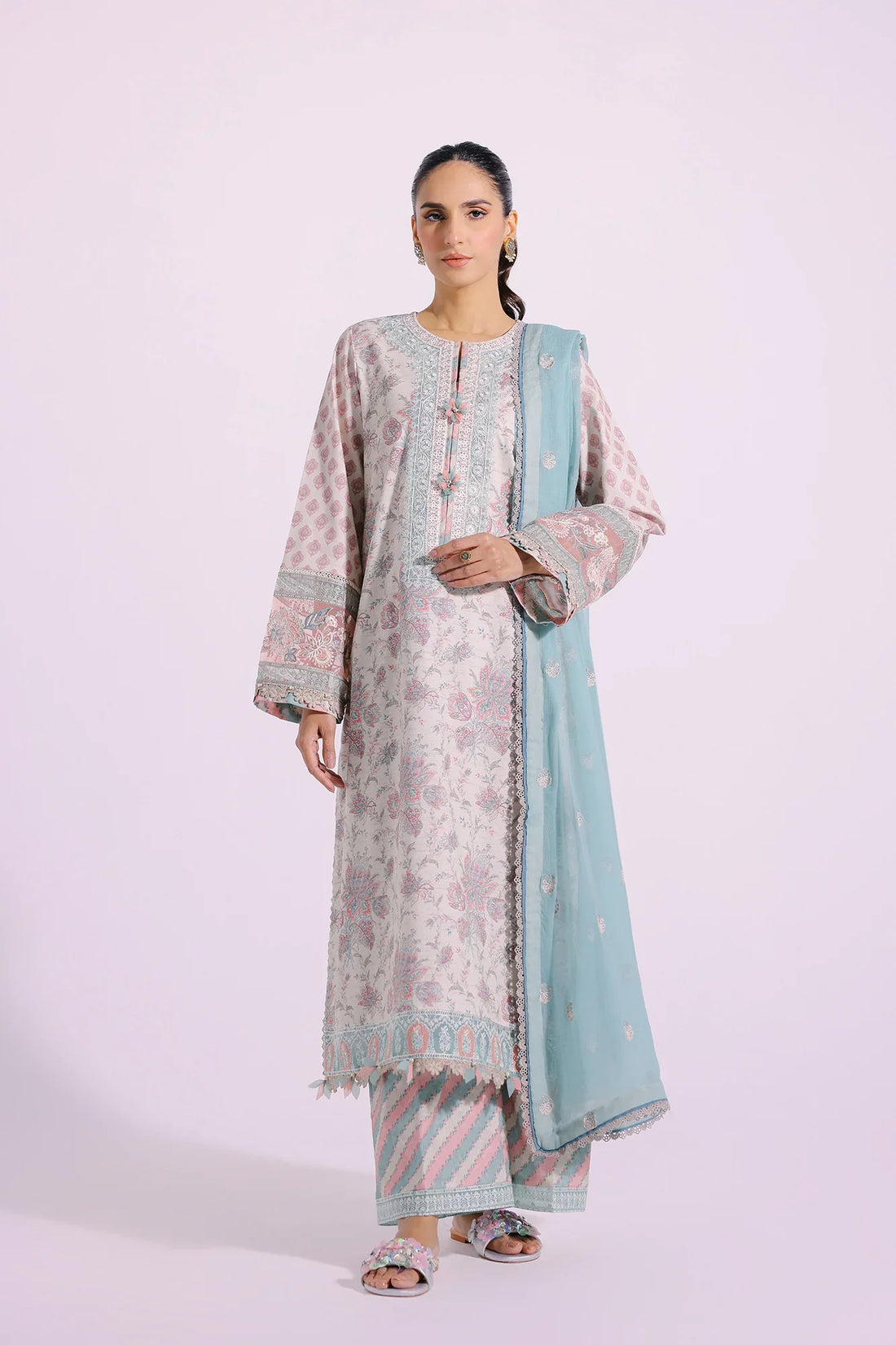 Ethnic | Rozana Collection SS 24 | E0401/203/112 - Official Ethnic stockist in UK - Sakeena London