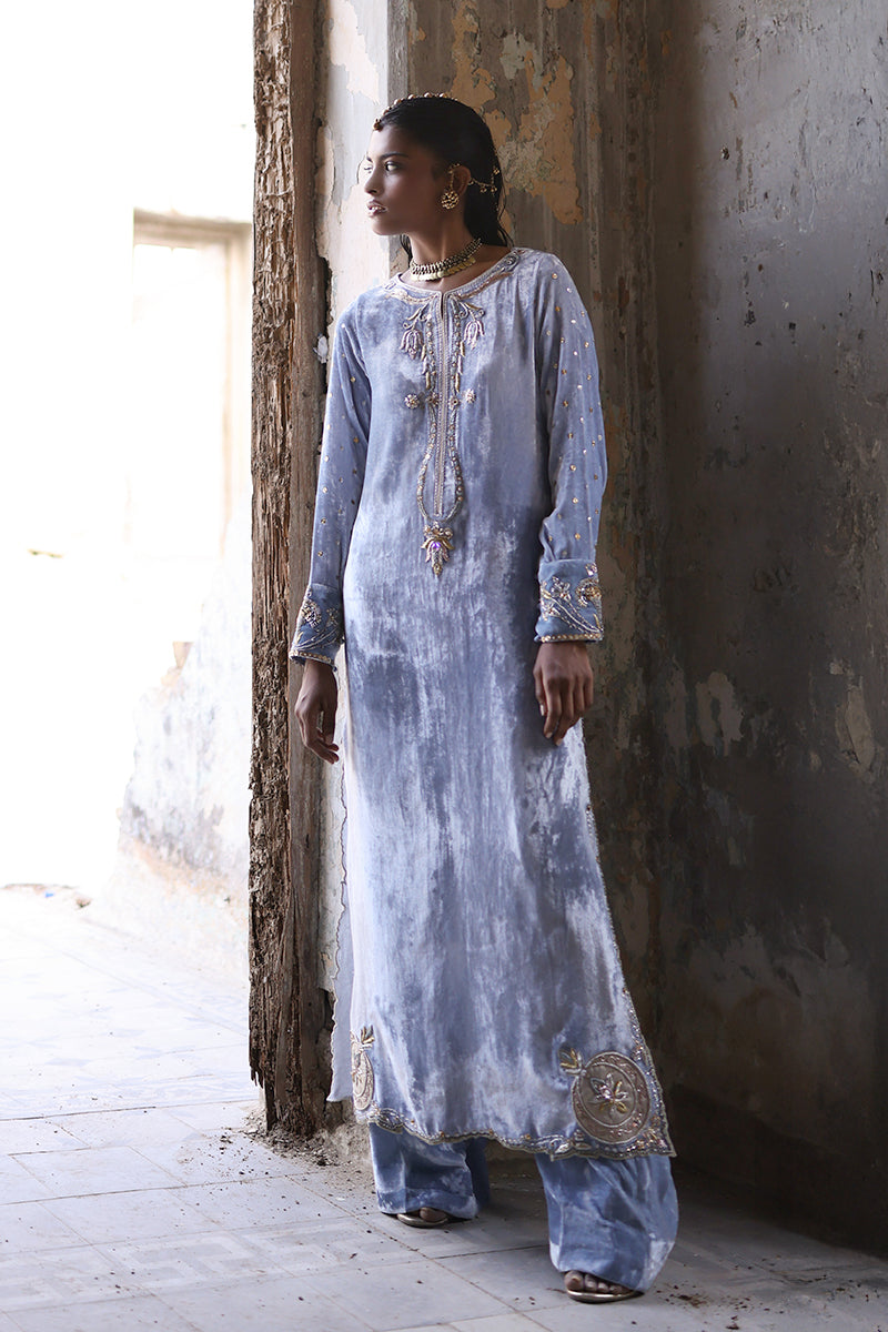 Wardha Saleem | Pure Velvet 25 | Raya - Official Wardha Saleem stockist in UK - Sakeena London