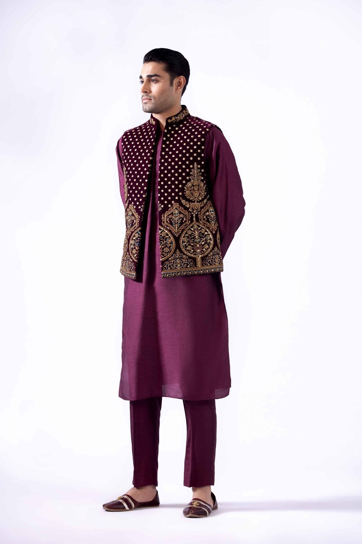 Pakistani Menswear | Fahad Hussayn | BHAMBHAL - Official Sakeena London Ltd. stockist in UK - Sakeena London