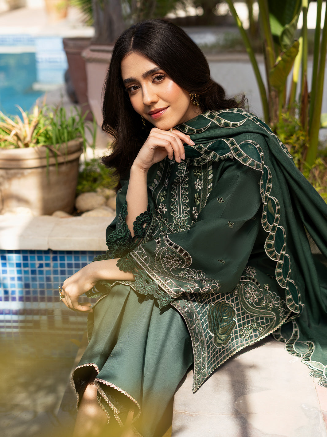 Izel | Mahveen Festive Lawn 25 | FATIN - Official Izel stockist in UK - Sakeena London