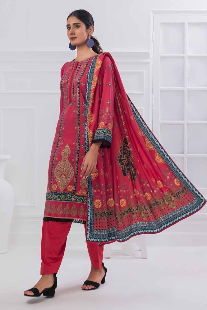 Gul Ahmed | Winter Collection 24 | Suit WNS-32179 B - Official Gul Ahmed stockist in UK - Sakeena London