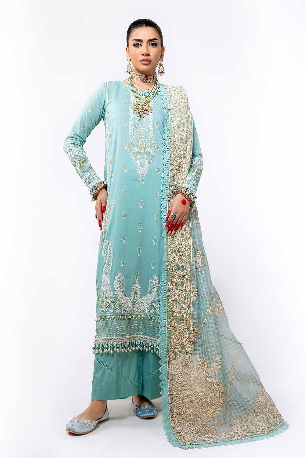 Gul Ahmed | Eid ul Adha Collection | FE-42022 - Official Gul Ahmed stockist in UK - Sakeena London
