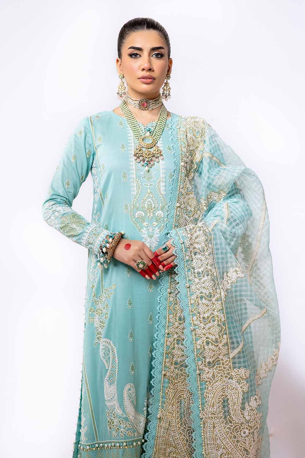 Gul Ahmed | Eid ul Adha Collection | FE-42022 - Official Gul Ahmed stockist in UK - Sakeena London