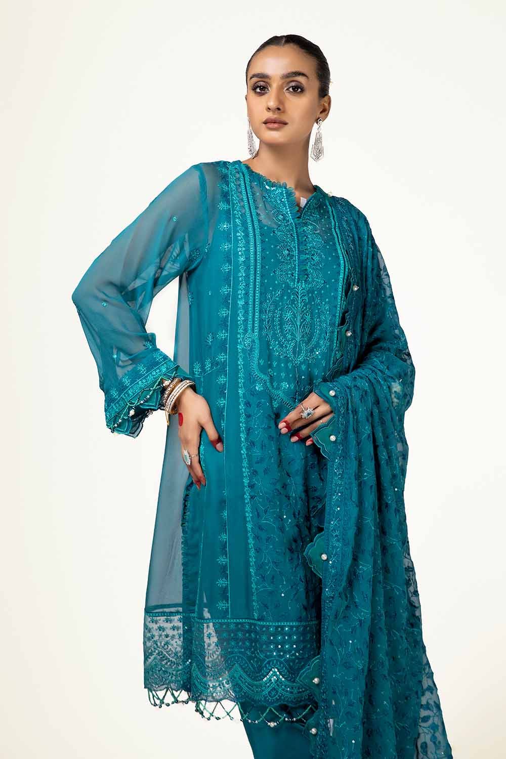 Gul Ahmed | Eid ul Adha Collection | FE-42024 - Official Gul Ahmed stockist in UK - Sakeena London