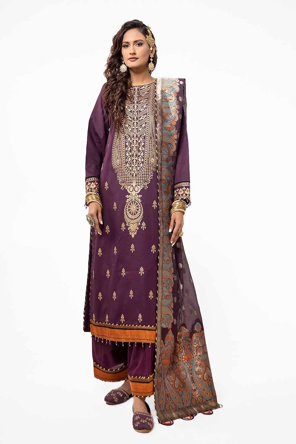 Gul Ahmed | Eid ul Adha Collection | FE-42062 - Official Gul Ahmed stockist in UK - Sakeena London