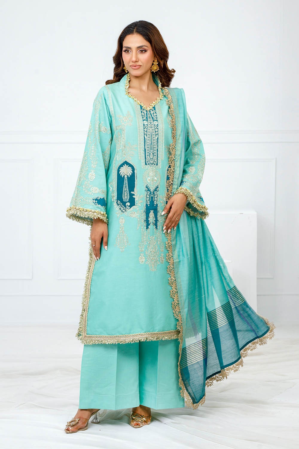 Gul Ahmed | Festive Eid 25 | FE-52083 - Official Gul Ahmed stockist in UK - Sakeena London