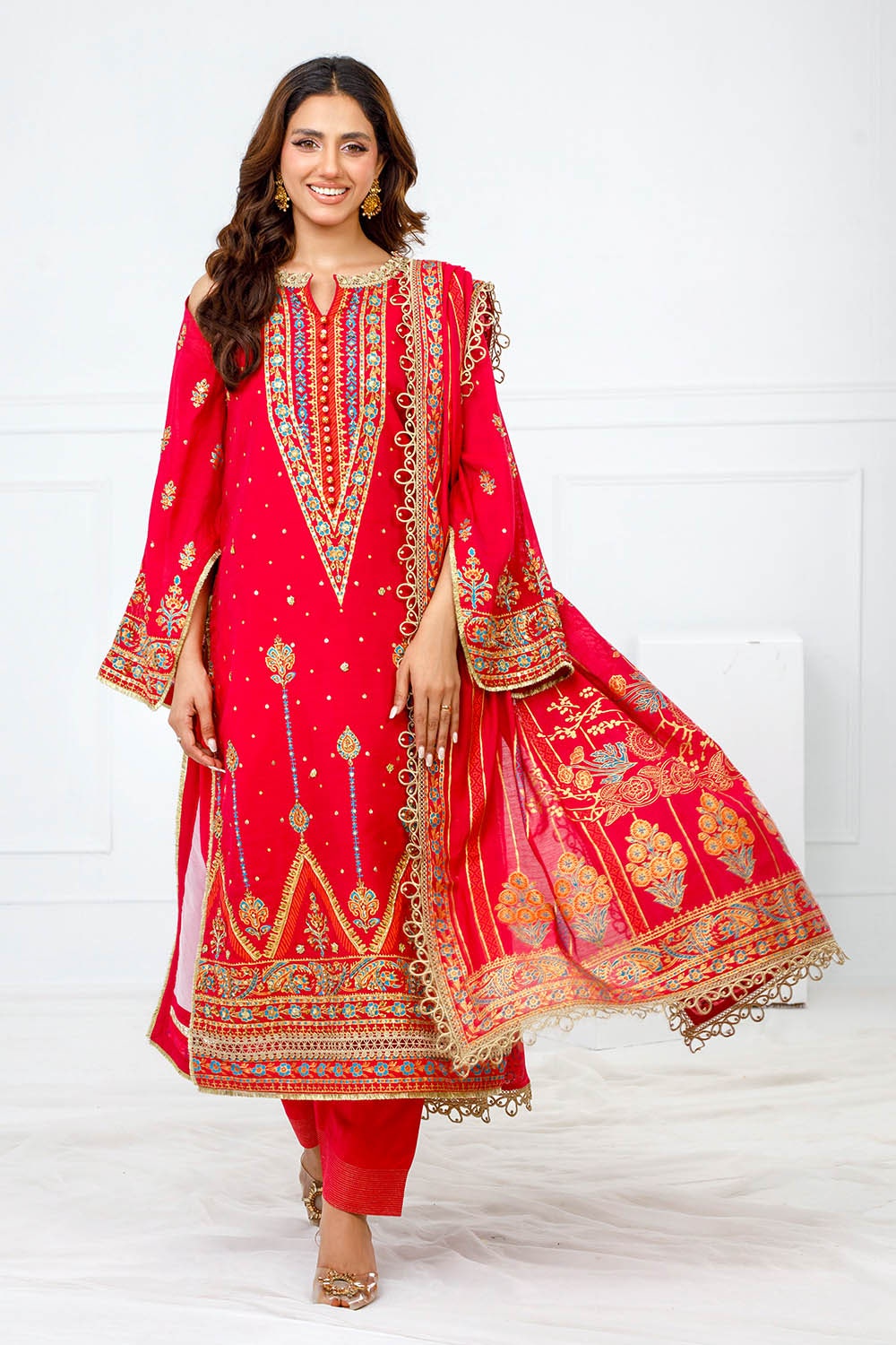 Gul Ahmed | Festive Eid 25 |FE-52093 - Official Gul Ahmed stockist in UK - Sakeena London