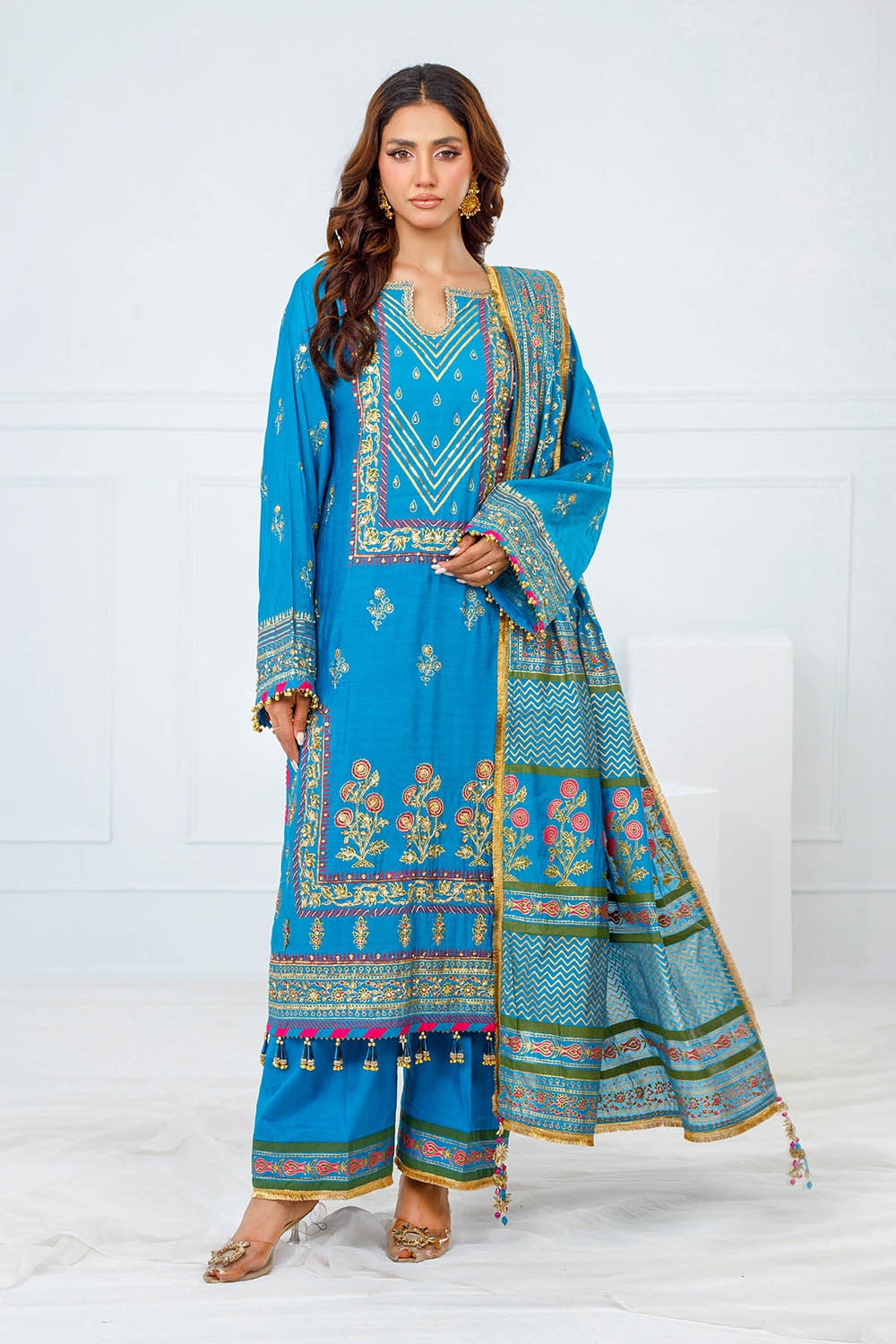 Gul Ahmed | Festive Eid 25 | FE-52094 - Official Gul Ahmed stockist in UK - Sakeena London