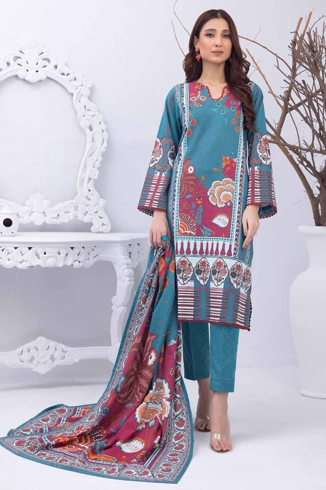 Gul Ahmed | Winter Collection 24 | Suit WNS-32238 B - Official Gul Ahmed stockist in UK - Sakeena London