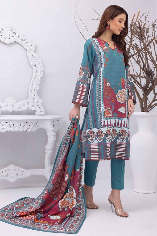 Gul Ahmed | Winter Collection 24 | Suit WNS-32238 B - Official Gul Ahmed stockist in UK - Sakeena London