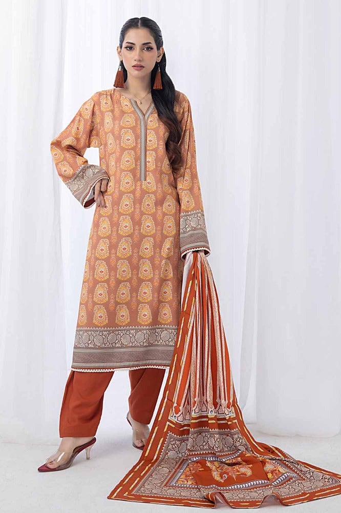 Gul Ahmed | Winter Collection 24 | Suit WNS-32154 A - Official Gul Ahmed stockist in UK - Sakeena London