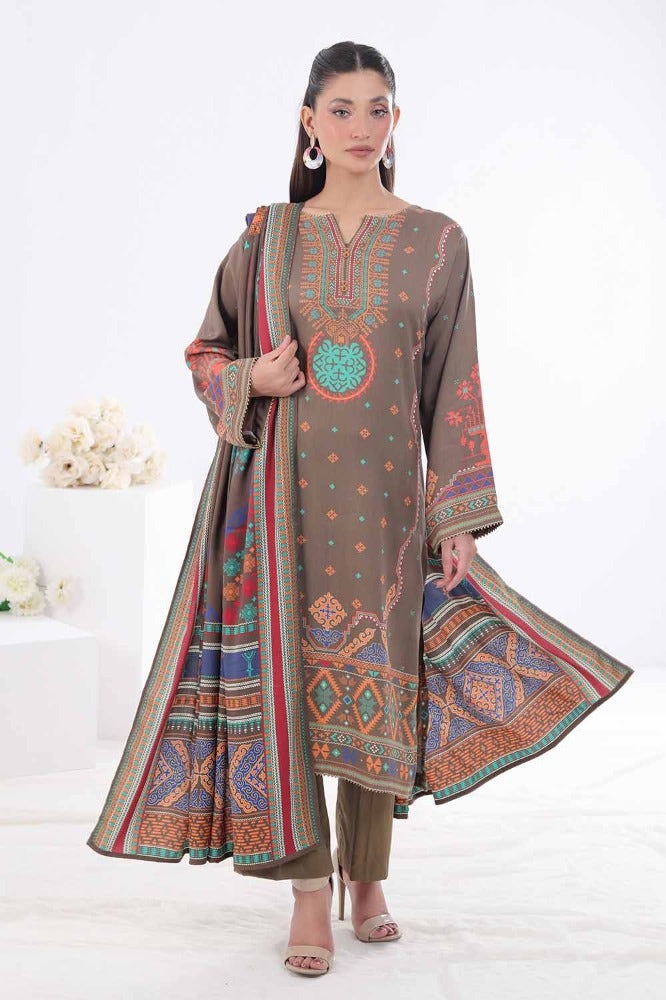 Gul Ahmed | Winter Collection 24 | Suit WNS-32174 A - Official Gul Ahmed stockist in UK - Sakeena London