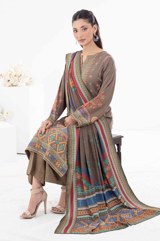 Gul Ahmed | Winter Collection 24 | Suit WNS-32174 A - Official Gul Ahmed stockist in UK - Sakeena London
