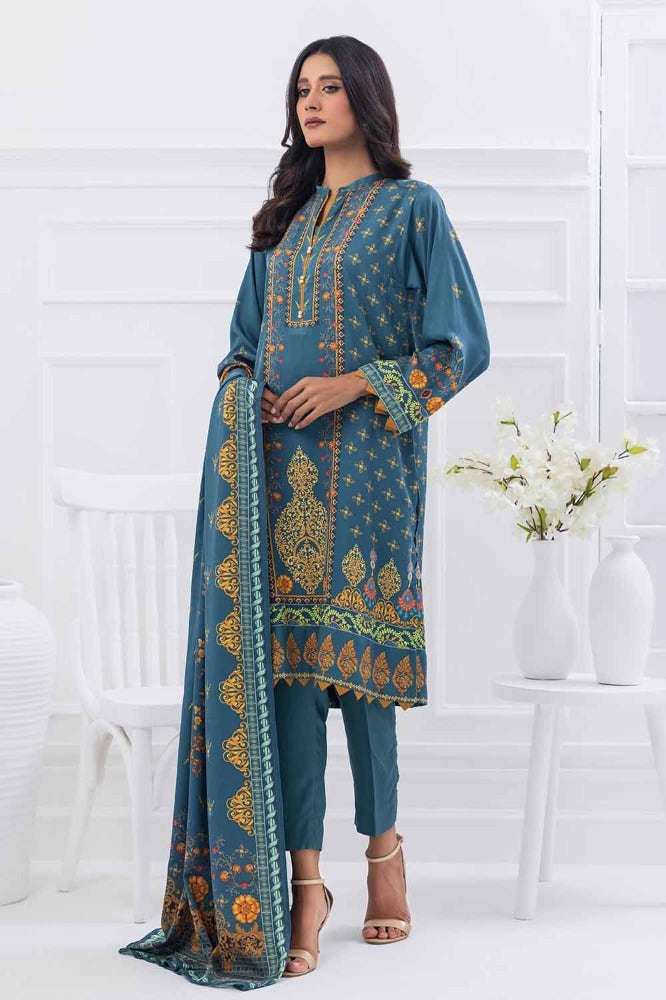 Gul Ahmed | Winter Collection 24 | Suit WNS-32179 A - Official Gul Ahmed stockist in UK - Sakeena London