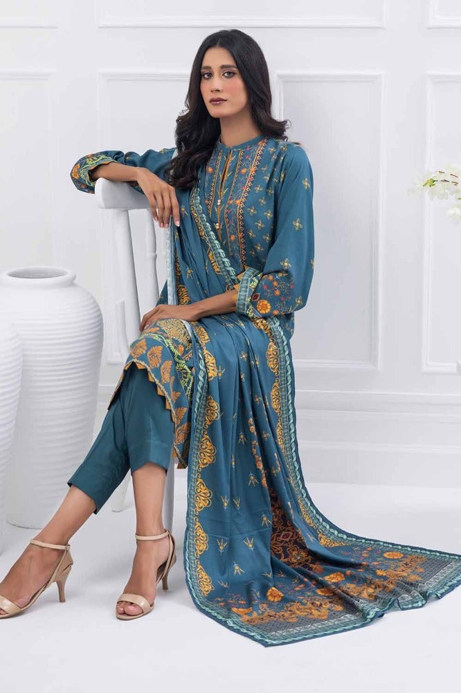 Gul Ahmed | Winter Collection 24 | Suit WNS-32179 A - Official Gul Ahmed stockist in UK - Sakeena London