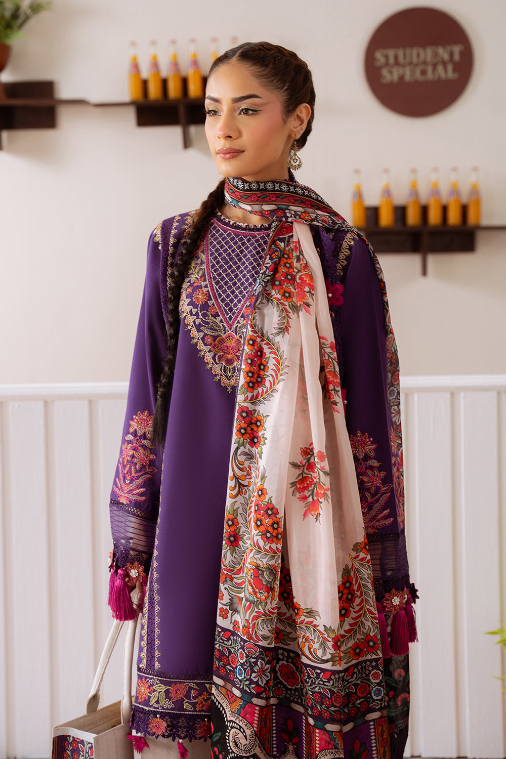 Saira Rizwan | Laanem Summer Lawn 25 | ELIF-B-SRL25-05 - Official Saira Rizwan stockist in UK - Sakeena London