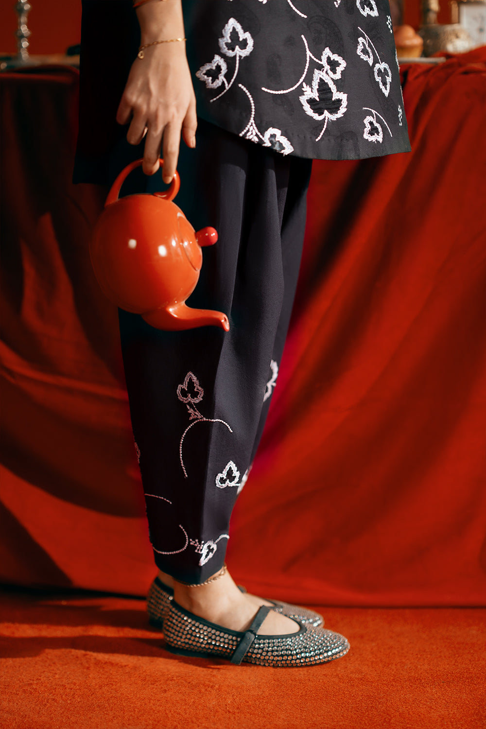 Saira Rizwan | Joolie Co ords | JOOLIE BLACK - JBP25-06 - Official Saira Rizwan stockist in UK - Sakeena London