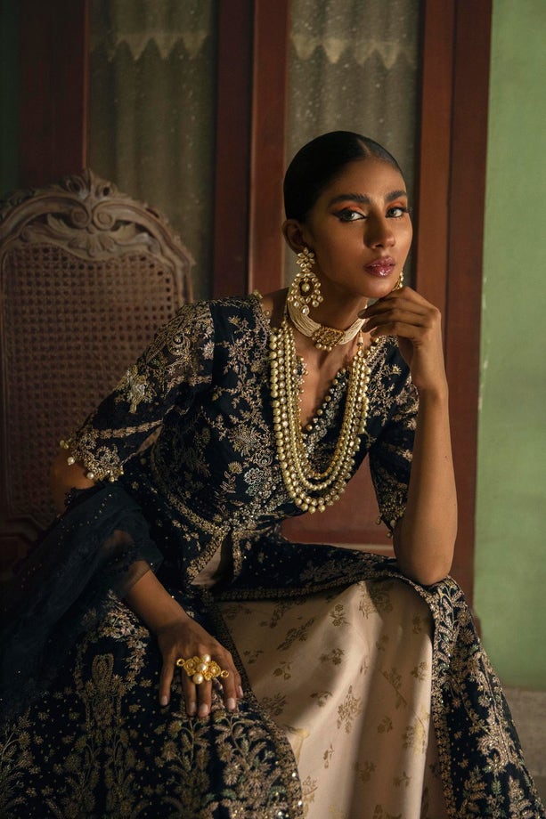 Sana Safinaz | Nura Festive | G223-007-CT - Official Sana Safinaz stockist in UK - Sakeena London
